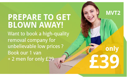 Book Our Latest Man and Van Hire Deal for Only £39 
