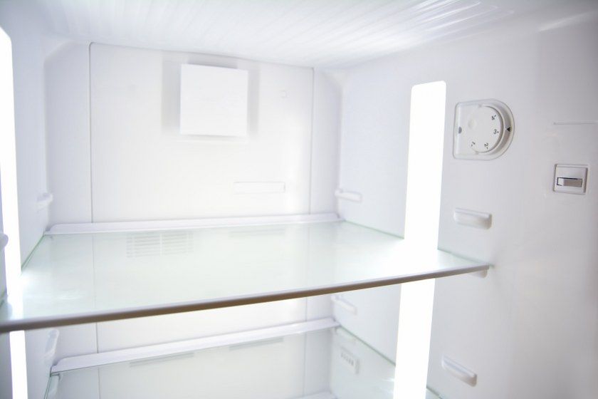 empty fridge