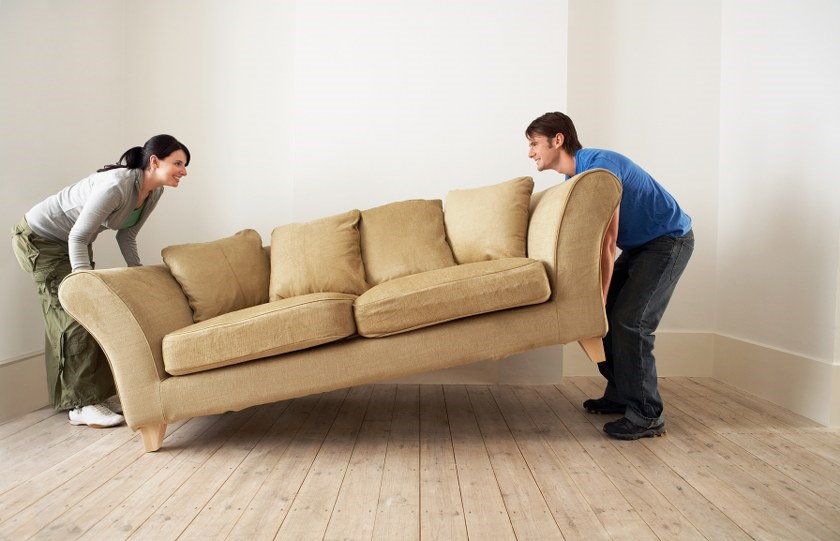 moving furniture