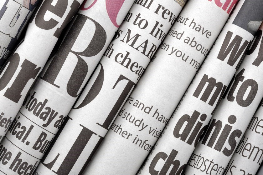 old newspapers