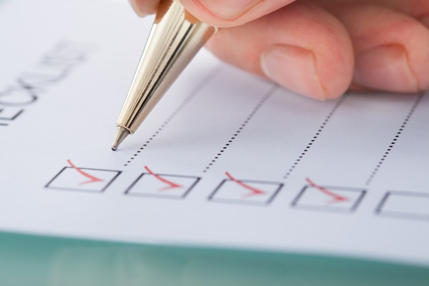 removal checklist