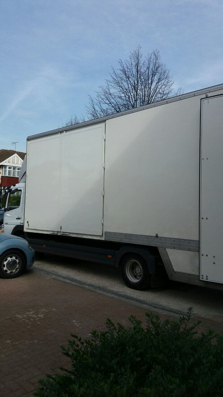 Dollis Hill moving vans NW2